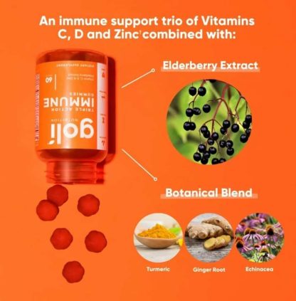 Goli Nutrition Triple acción inmunológica Vitamin C
