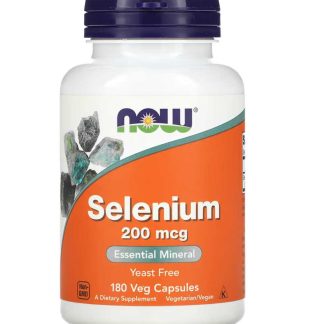 NOW Foods, Selenio, 200 mcg, 180 cápsulas vegetales