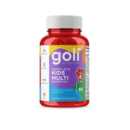 Goli Nutrition Kids Gomitas de Multivitaminas para Niños - Inmunidad y Complemento Diario 80 Gomitas, con las 13 Vitamina A, Vitamina C, Vitamina D, Zinc y más